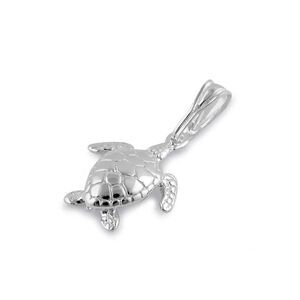 Sterling Silver High Polished Turtle Necklace Bracelet Pendant New